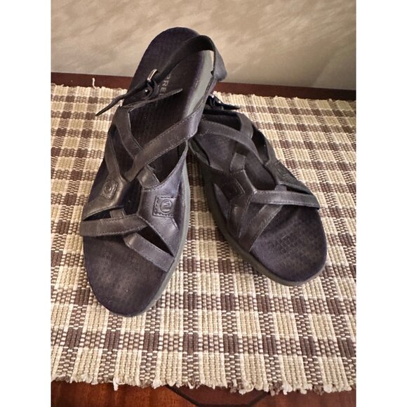 Merrell Womens Agave Navy Performance Sandals Size 7 Leather Strappy Adjustable - Picture 10 of 13